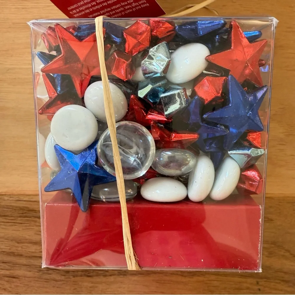 Brand New Pier One 4th of July Decorative Items - Pinwheel Stake & Gem Mix, NWT